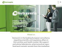 Tablet Screenshot of nutraveris.com